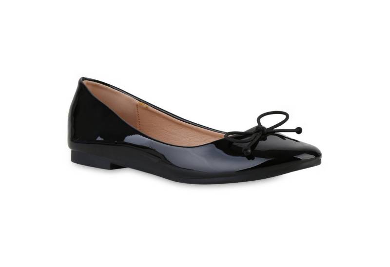 VAN HILL 841553 Ballerina Damen Klassische Ballerinas Flache Lack Schleifen VAN HILL 841553 Ballerina Damen Klassische Ballerinas Flache Lack Schleifen von VAN HILL
