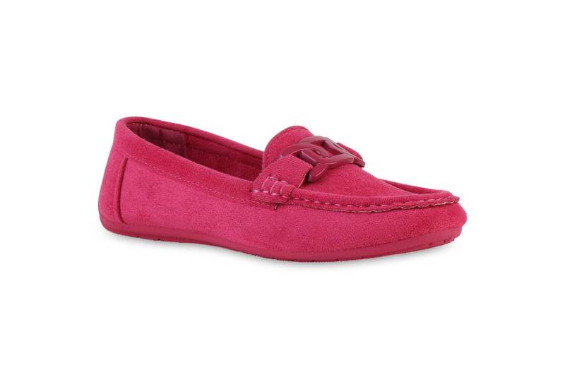 VAN HILL 841555 Slipper Damen Mokassins Slippers Bequeme Freizeit Profil-Sohle von VAN HILL
