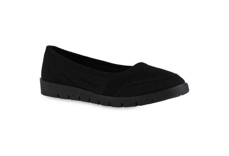 VAN HILL 841603 Sneaker Ballerinas Damen Sportliche Ballerinas Bequeme Strick Profil-Sohle VAN HILL 841603 Sneaker Ballerinas Damen Sportliche Ballerinas Bequeme Strick Profil-Sohle von VAN HILL