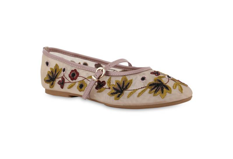 VAN HILL 841723 Ballerina Damen Riemchenballerinas Ballerinas Blumen Stickereien VAN HILL 841723 Ballerina Damen Riemchenballerinas Ballerinas Blumen Stickereien von VAN HILL