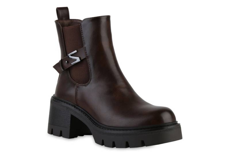 VAN HILL 841840 SL DES8057 Damen Stiefeletten Stiefelette Damen Klassische Stiefeletten Profil-Sohle Plateau- VAN HILL 841840 SL DES8057 Damen Stiefeletten Stiefelette Damen Klassische Stiefeletten Profil-Sohle Plateau- von VAN HILL