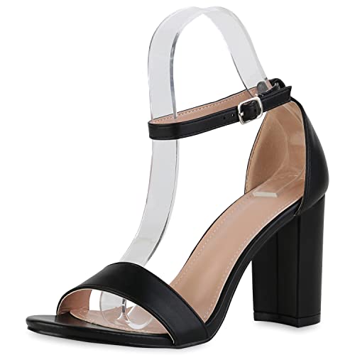 VAN HILL Damen Klassische Sandaletten Blockabsatz Schuhe Basic Absatzschuhe Elegante Leder-Optik Freizeitsandaletten 210797 Schwarz Basic 41 VAN HILL Damen Klassische Sandaletten Blockabsatz Schuhe Basic Absatzschuhe Elegante Leder-Optik Freizeitsandaletten 210797 Schwarz Basic 41 von VAN HILL