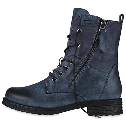VAN HILL Damen Schnürstiefeletten Leicht Gefüttert Zipper Stiefeletten Blockabsatz Schnürer Schuhe 610440 Blau 39 VAN HILL Damen Schnürstiefeletten Leicht Gefüttert Zipper Stiefeletten Blockabsatz Schnürer Schuhe 610440 Blau 39 von VAN HILL
