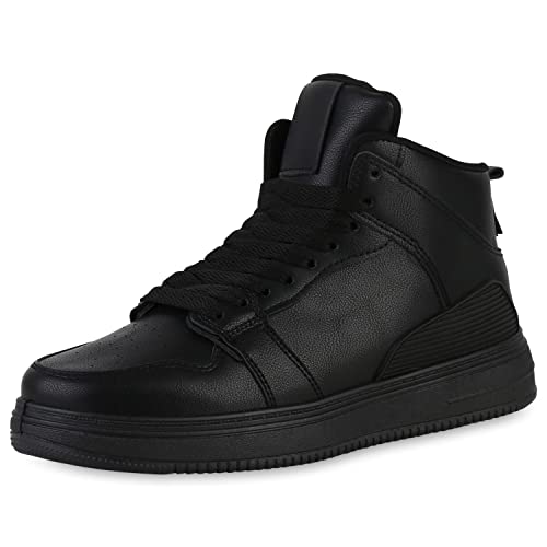 VAN HILL Damen Sneaker High Bequeme Schuhe Flache Schnürer Profilsohle Schnürschuhe Freizeitschuhe 211461 Schwarz 39 VAN HILL Damen Sneaker High Bequeme Schuhe Flache Schnürer Profilsohle Schnürschuhe Freizeitschuhe 211461 Schwarz 39 von VAN HILL