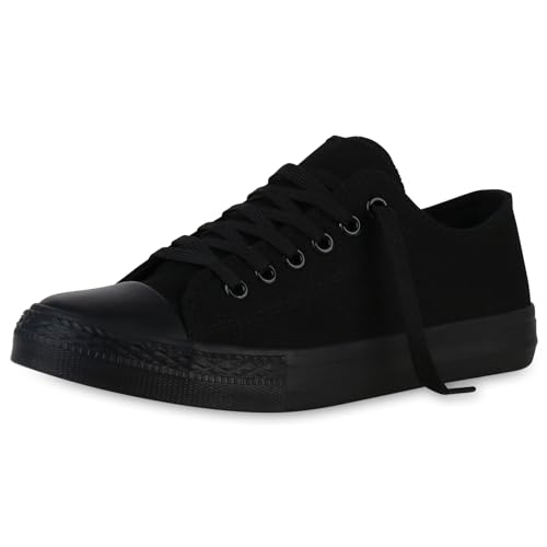 VAN HILL Damen Sneaker Low Bequeme Schnürer Flache Basic Schuhe Freizeit Stoffschuhe Schnürschuhe 203884 Schwarz 36 VAN HILL Damen Sneaker Low Bequeme Schnürer Flache Basic Schuhe Freizeit Stoffschuhe Schnürschuhe 203884 Schwarz 36 von VAN HILL