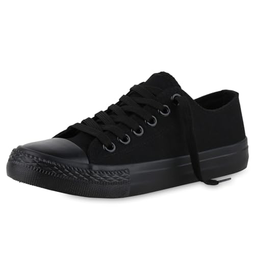 VAN HILL Damen Sneaker Low Schnürer Bequeme Basic Stoff Freizeit Schuhe 215937 Schwarz 36 VAN HILL Damen Sneaker Low Schnürer Bequeme Basic Stoff Freizeit Schuhe 215937 Schwarz 36 von VAN HILL