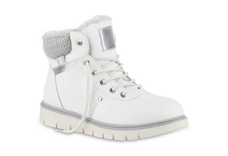 VAN HILL Damen Warm Gefüttert Worker Boots Stiefelette Strick Winter Schuhe Stiefelette Damen Warm Gefüttert Worker Boots Stiefelette Strick Winter von VAN HILL