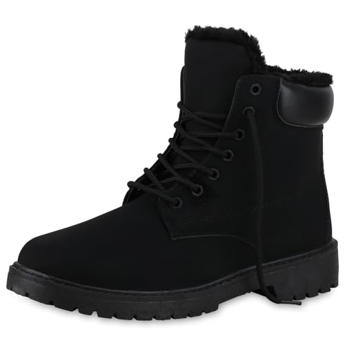 VAN HILL Herren Worker Boots Blockabsatz Profilsohle Bequem Schuhe 214088 Schwarz 42 VAN HILL Herren Worker Boots Blockabsatz Profilsohle Bequem Schuhe 214088 Schwarz 42 von VAN HILL