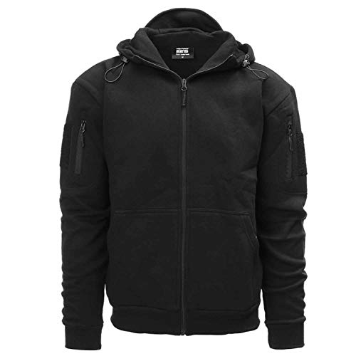 VAN OS Kapuzenpullover Tactical Hoodie von Taskforce 2215 mit Reißverschluss Outdoor Jacke Herren schwarz XL VAN OS Kapuzenpullover Tactical Hoodie von Taskforce 2215 mit Reißverschluss Outdoor Jacke Herren schwarz XL von VAN OS