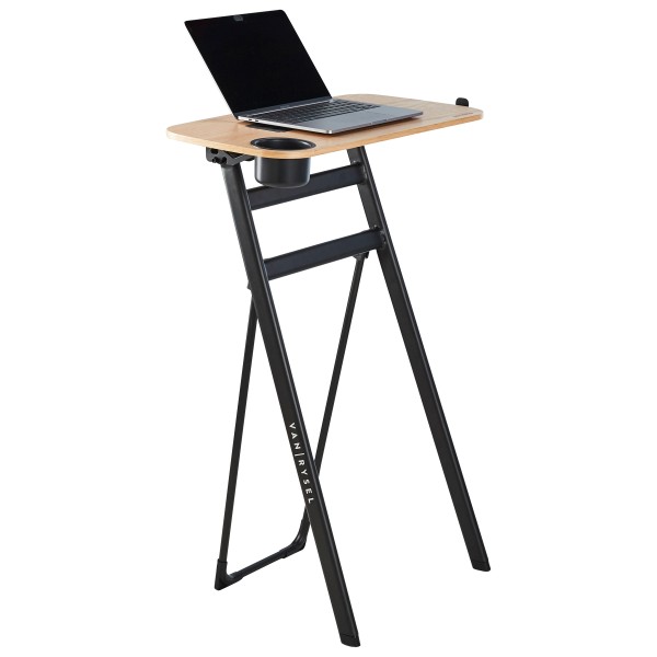 VAN RYSEL - Wood Stand - Rollentrainer Zubehör Gr One Size grau von VAN RYSEL