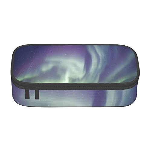 VANANI Aurora Federmäppchen mit großer Kapazität, multifunktionales Federmäppchen, Schreibwaren-Aufbewahrungszubehör für Büro und Schule., Schwarz , Einheitsgröße, Kosmetiktasche von VANANI