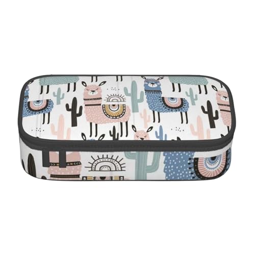 VANANI Niedliches Federmäppchen mit großer Kapazität, multifunktionales Federmäppchen, Schreibwaren-Aufbewahrungszubehör für Büro und Schule., Schwarz , Einheitsgröße, Kosmetiktasche von VANANI