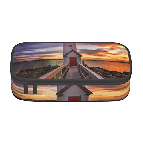 VANANI Night Federmäppchen mit großer Kapazität, multifunktionales Federmäppchen, Schreibwaren-Aufbewahrungszubehör für Büro und Schule., Schwarz , Einheitsgröße, Kosmetiktasche von VANANI