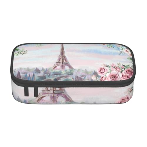 VANANI Schönes Federmäppchen mit großer Kapazität, multifunktionales Federmäppchen, Schreibwaren-Aufbewahrungszubehör für Büro und Schule., Schwarz , Einheitsgröße, Kosmetiktasche von VANANI