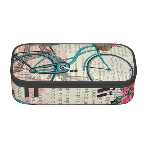 VANANI Schönes Federmäppchen mit großer Kapazität, multifunktionales Federmäppchen, Schreibwaren-Aufbewahrungszubehör für Büro und Schule., Schwarz , Einheitsgröße, Kosmetiktasche von VANANI