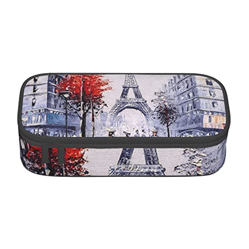 VANANI Schönes Federmäppchen mit großer Kapazität, multifunktionales Federmäppchen, Schreibwaren-Aufbewahrungszubehör für Büro und Schule., Schwarz , Einheitsgröße, Kosmetiktasche von VANANI