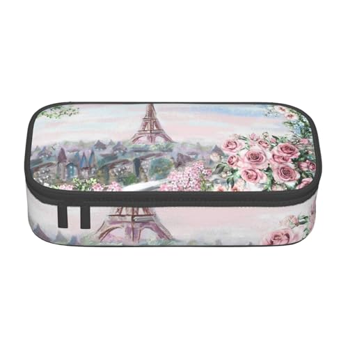 VANANI Schönes Federmäppchen mit großer Kapazität, multifunktionales Federmäppchen, Schreibwaren-Aufbewahrungszubehör für Büro und Schule., Schwarz , Einheitsgröße, Kosmetiktasche von VANANI