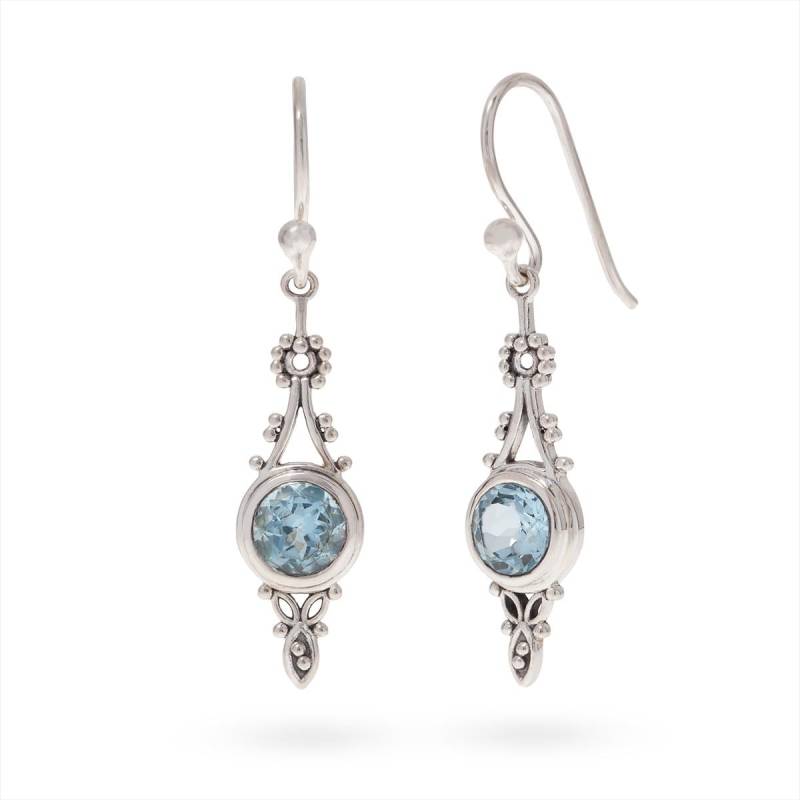 Encanto Blauer Topas Ohrringe | Silber Encanto Blauer Topas Ohrringe | Silber von VANAschmuck