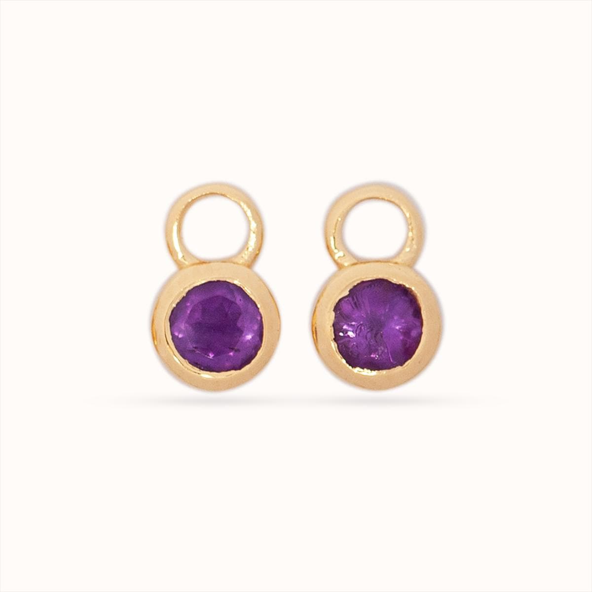 Péndulo Amethyst Charms | Gold Péndulo Amethyst Charms | Gold von VANAschmuck