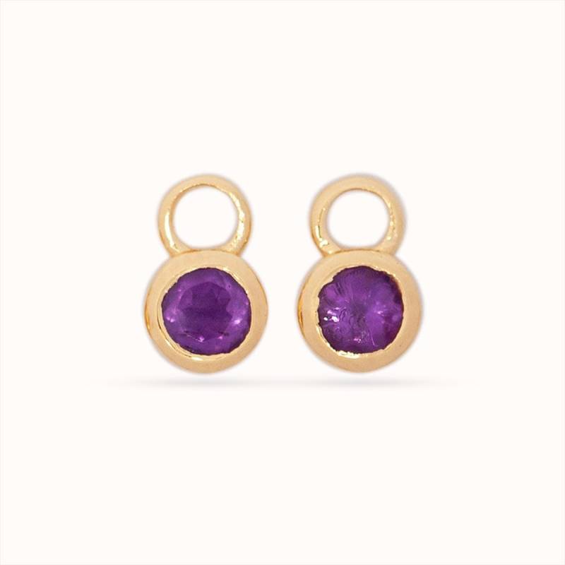 Péndulo Amethyst Charms | Gold Péndulo Amethyst Charms | Gold von VANAschmuck