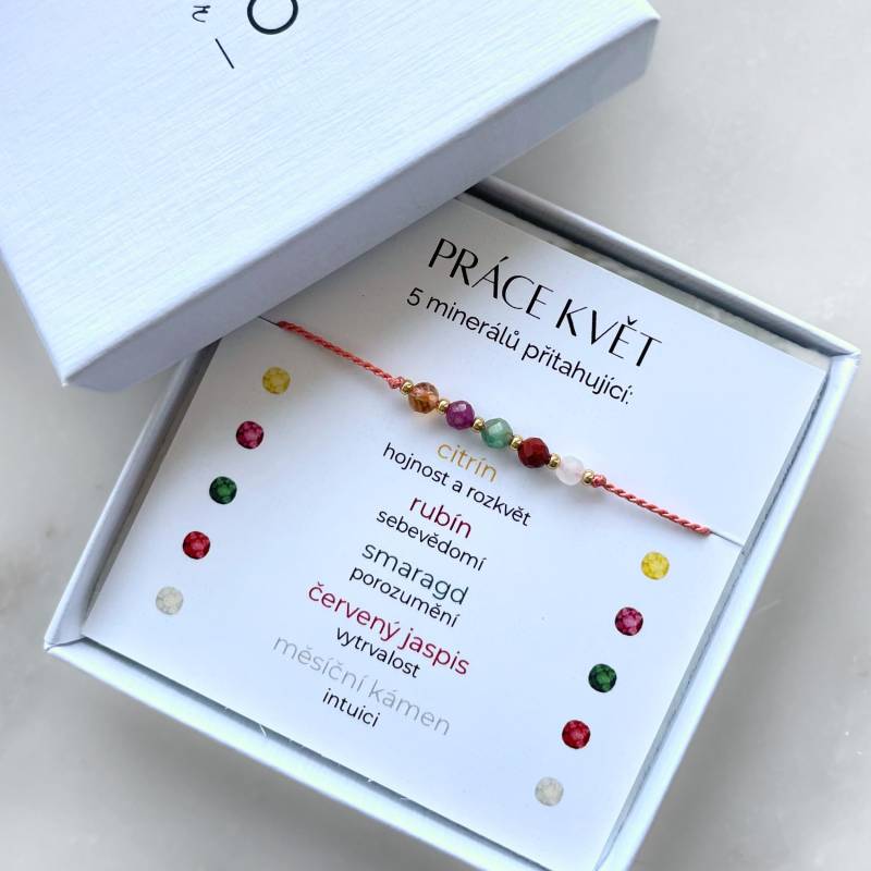 Náramek Práce Květ, Kariérní Náramek, Profesní Růst, Manifestaèní Inspirativní Dárek Für Ženu, Girl Boss Povýšení von VANCOatelier