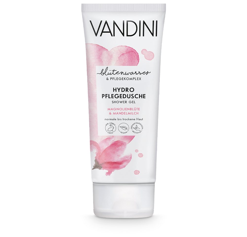 VANDINI Duschgel HYDRO Pflegedusche Magnolienblüte & Mandelmilch, 1-tlg. von VANDINI