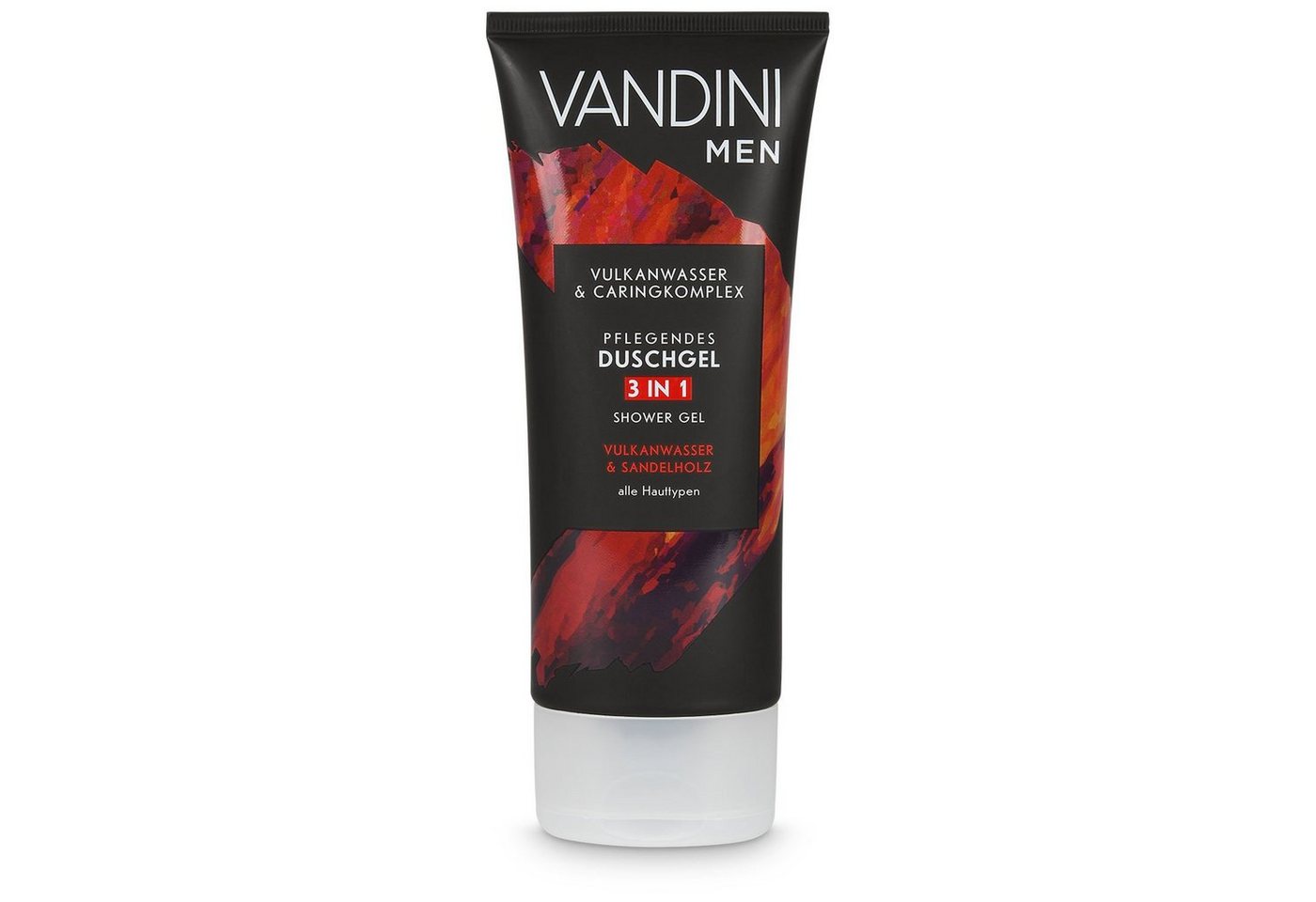 VANDINI Duschgel VANDINI 3in1 Duschgel für Männer 200 ml - Herren Duschgel vegan, 1-tlg. von VANDINI