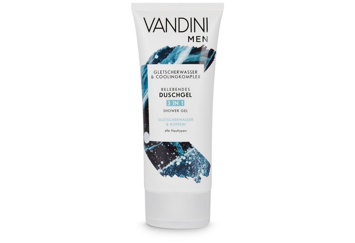 VANDINI Duschgel VANDINI 3in1 Duschgel für Männer 200 ml - Herren Duschgel vegan, 1-tlg. von VANDINI