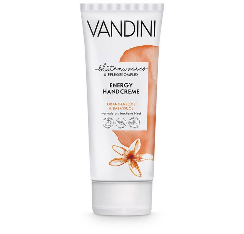 VANDINI Handcreme ENERGY Handcreme Orangenblüte & Babassuöl, 1-tlg. von VANDINI