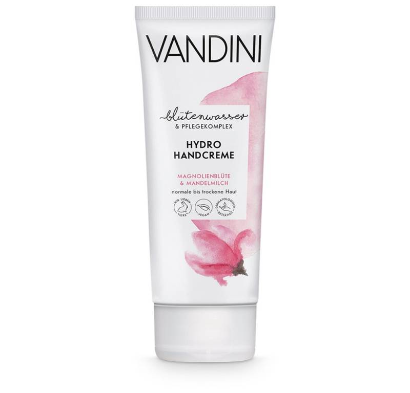 VANDINI Handcreme HDYRO Handcreme Magnolienblüte & Mandelmilch, 1-tlg. von VANDINI