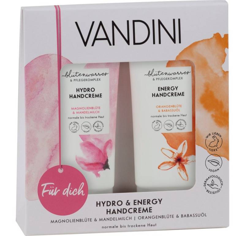 VANDINI Hautpflege-Set Handcreme Geschenkset für Frauen - Beauty Set, Pflegeset für Damen, 1-tlg. von VANDINI