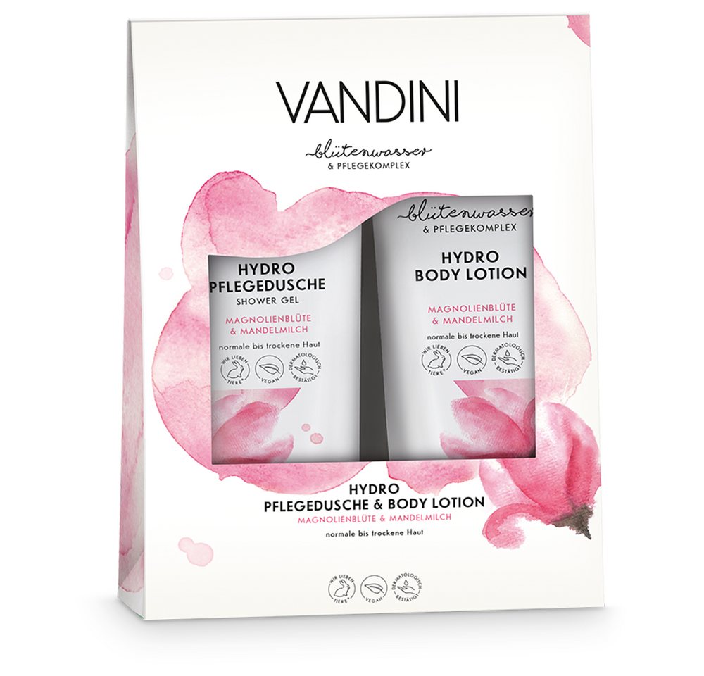 VANDINI Hautpflege-Set Wellness Geschenkset Frauen mit Duschgel & Bodylotion - Beauty Set, 1-tlg. von VANDINI