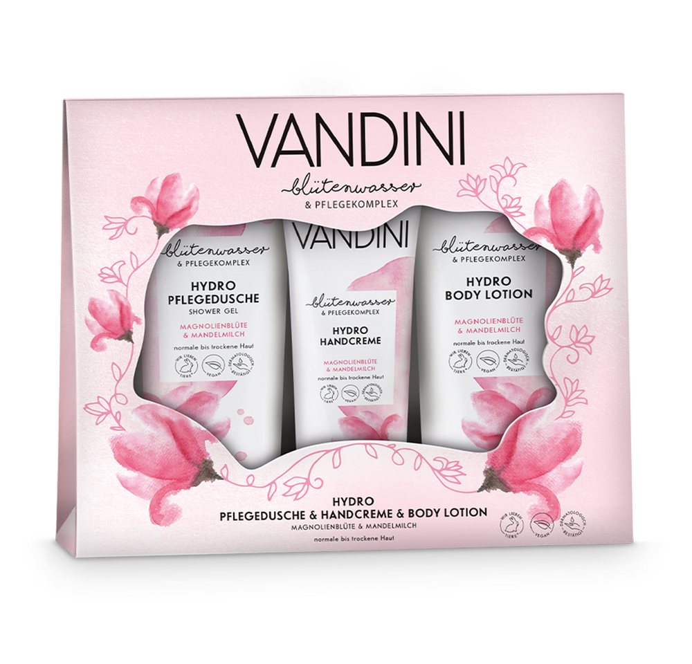 VANDINI Hautpflege-Set Hydro Wellness Geschenkset für Frauen, Beauty Set, Pflegeset für Damen, 1-tlg. von VANDINI