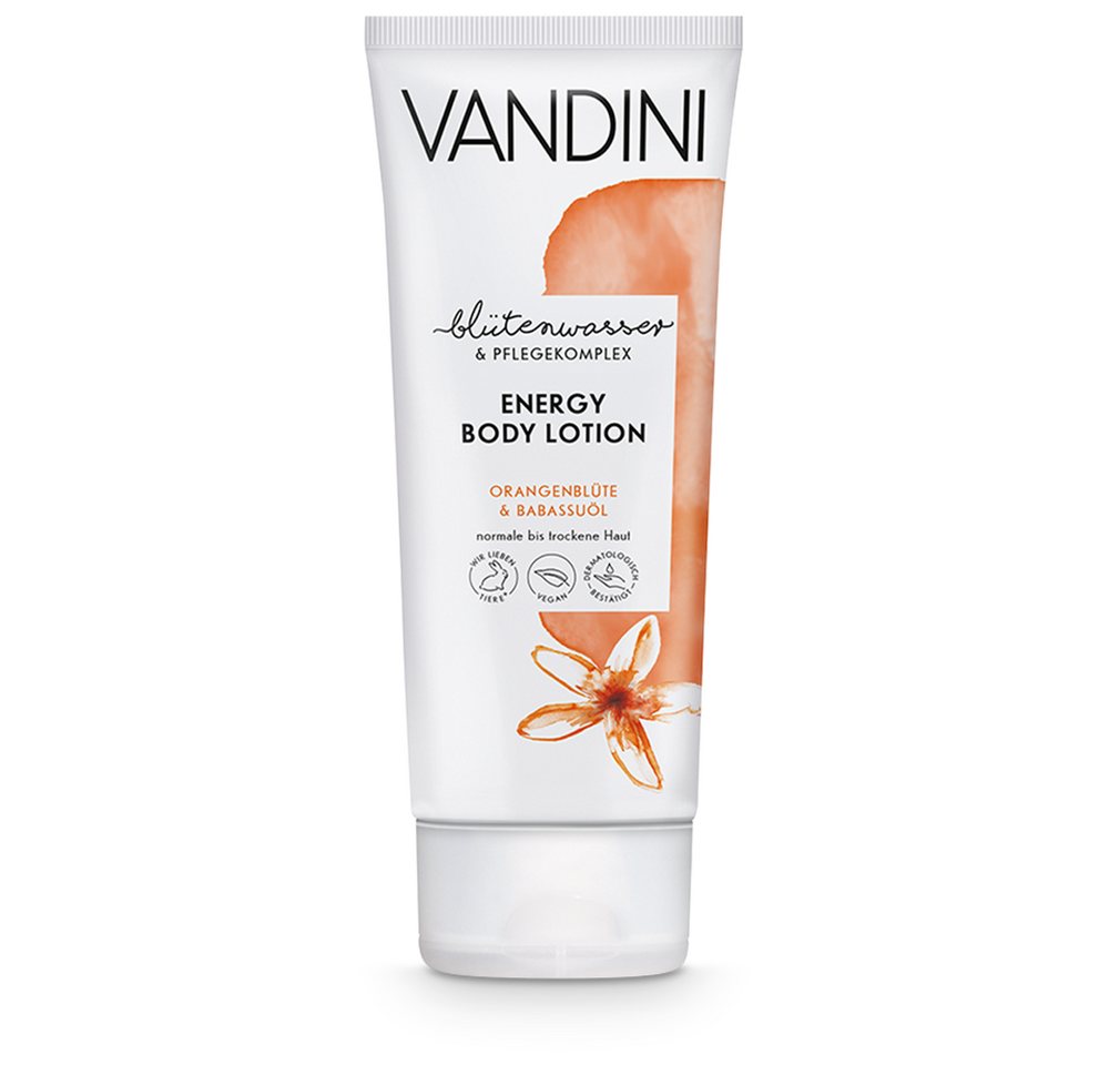 VANDINI Körperlotion ENERGY Body Lotion Orangenblüte & Babassuöl, 1-tlg. von VANDINI