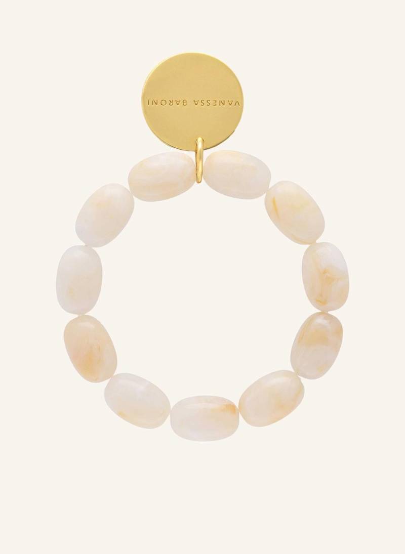 Vanessa Baroni Armband Olive Flex Bracelet Pearl Marble By Glambou gold von VANESSA BARONI