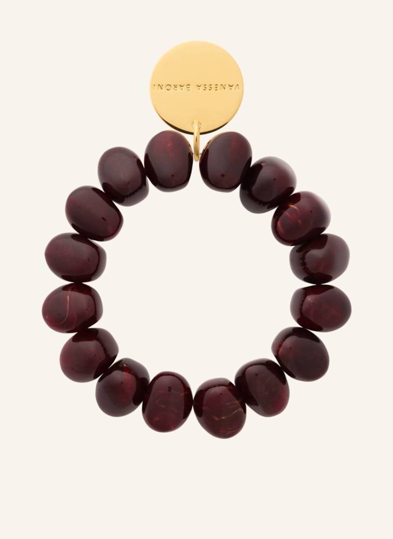 Vanessa Baroni Armband Stone Flex Bracelet Bordeaux Marble By Glambou gold von VANESSA BARONI
