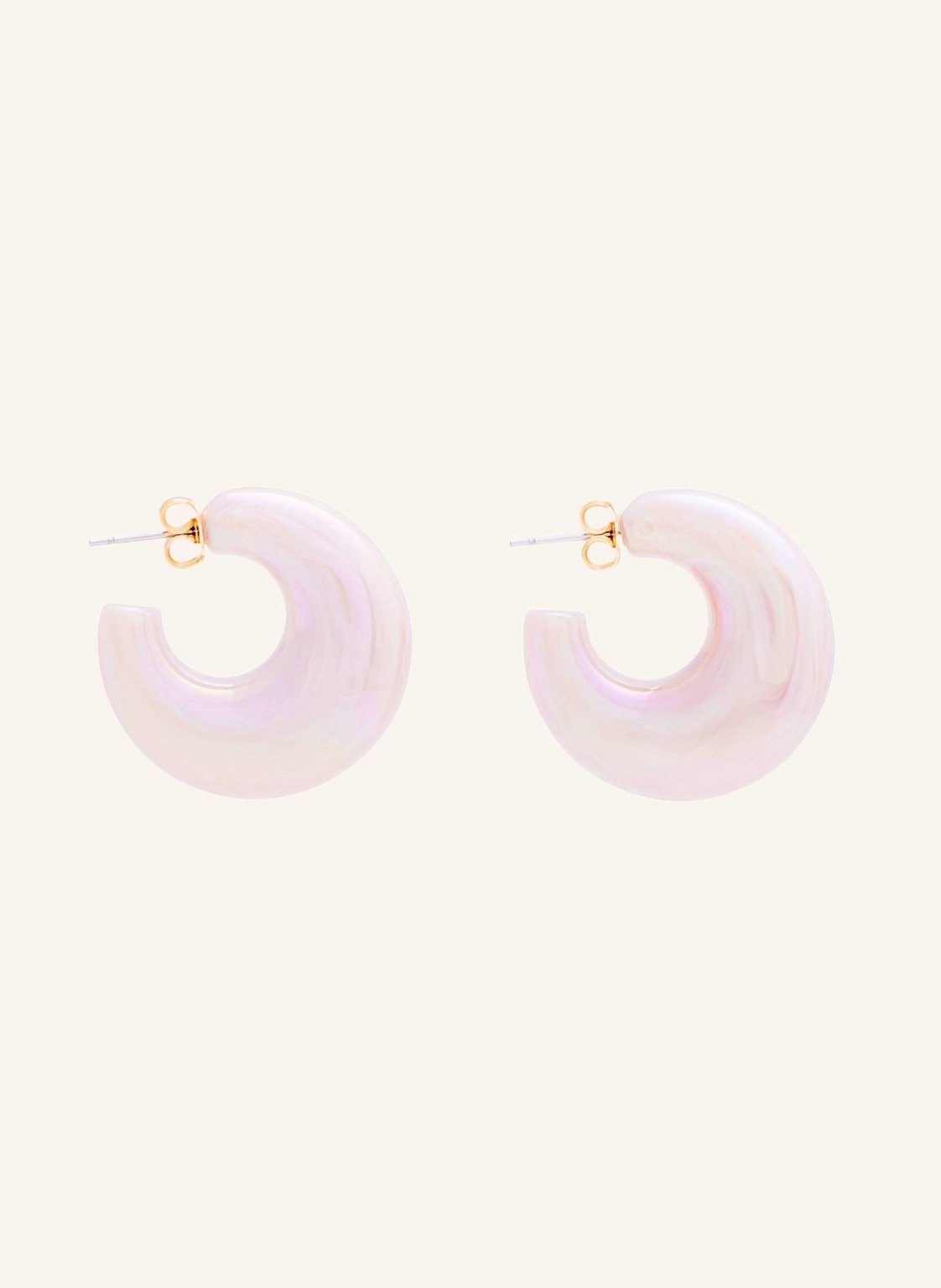 Vanessa Baroni Ohrhänger Moon Earring Iridescent Rose By Glambou rosa Vanessa Baroni Ohrhänger Moon Earring Iridescent Rose By Glambou rosa von VANESSA BARONI