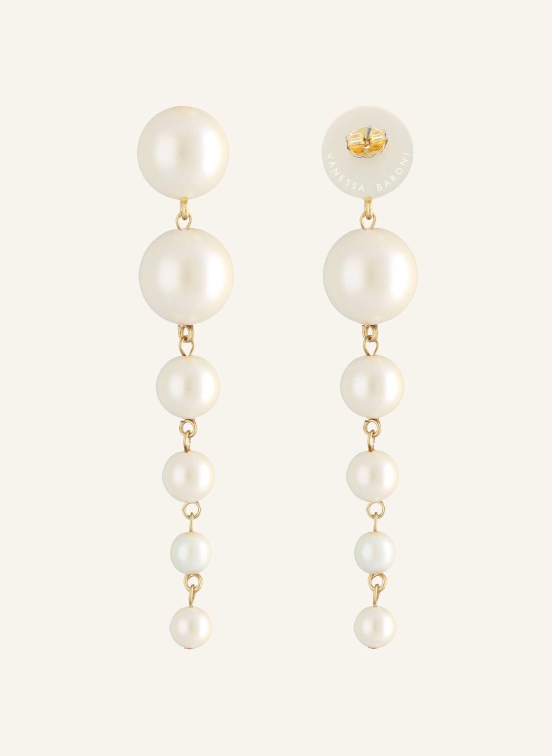 Vanessa Baroni Ohrhänger Waterfall Earring Pearl By Glambou weiss von VANESSA BARONI