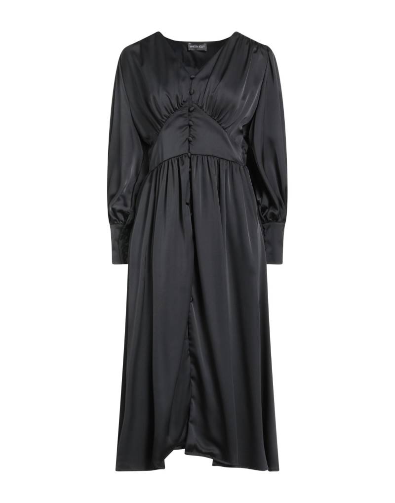 VANESSA SCOTT Midi-kleid Damen Schwarz von VANESSA SCOTT