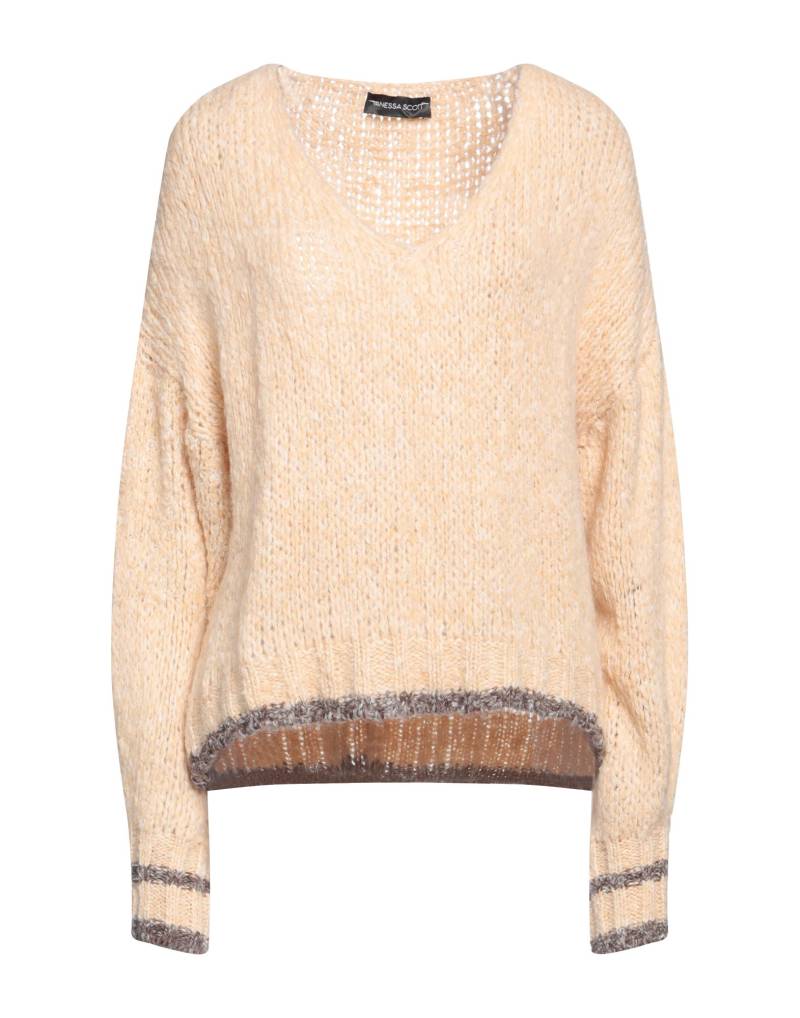 VANESSA SCOTT Pullover Damen Beige von VANESSA SCOTT