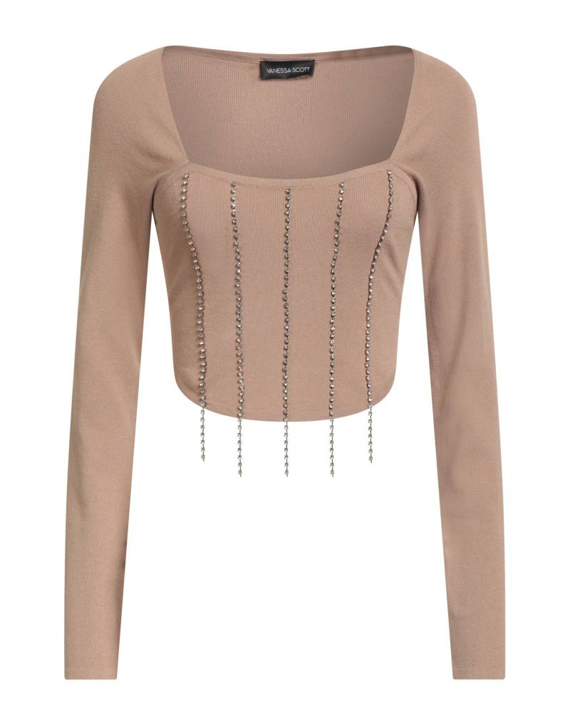 VANESSA SCOTT Pullover Damen Kamel von VANESSA SCOTT