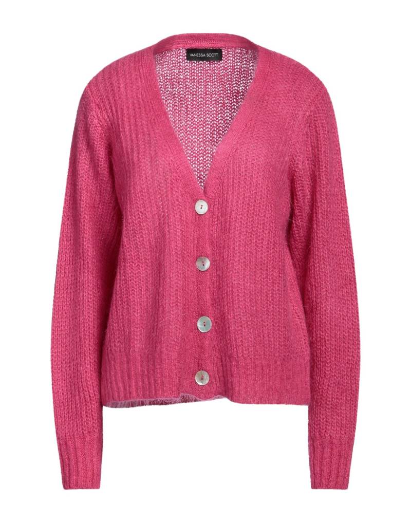 VANESSA SCOTT Strickjacke Damen Magenta von VANESSA SCOTT