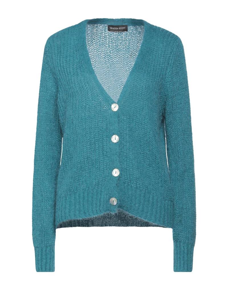 VANESSA SCOTT Strickjacke Damen Aquamarin von VANESSA SCOTT