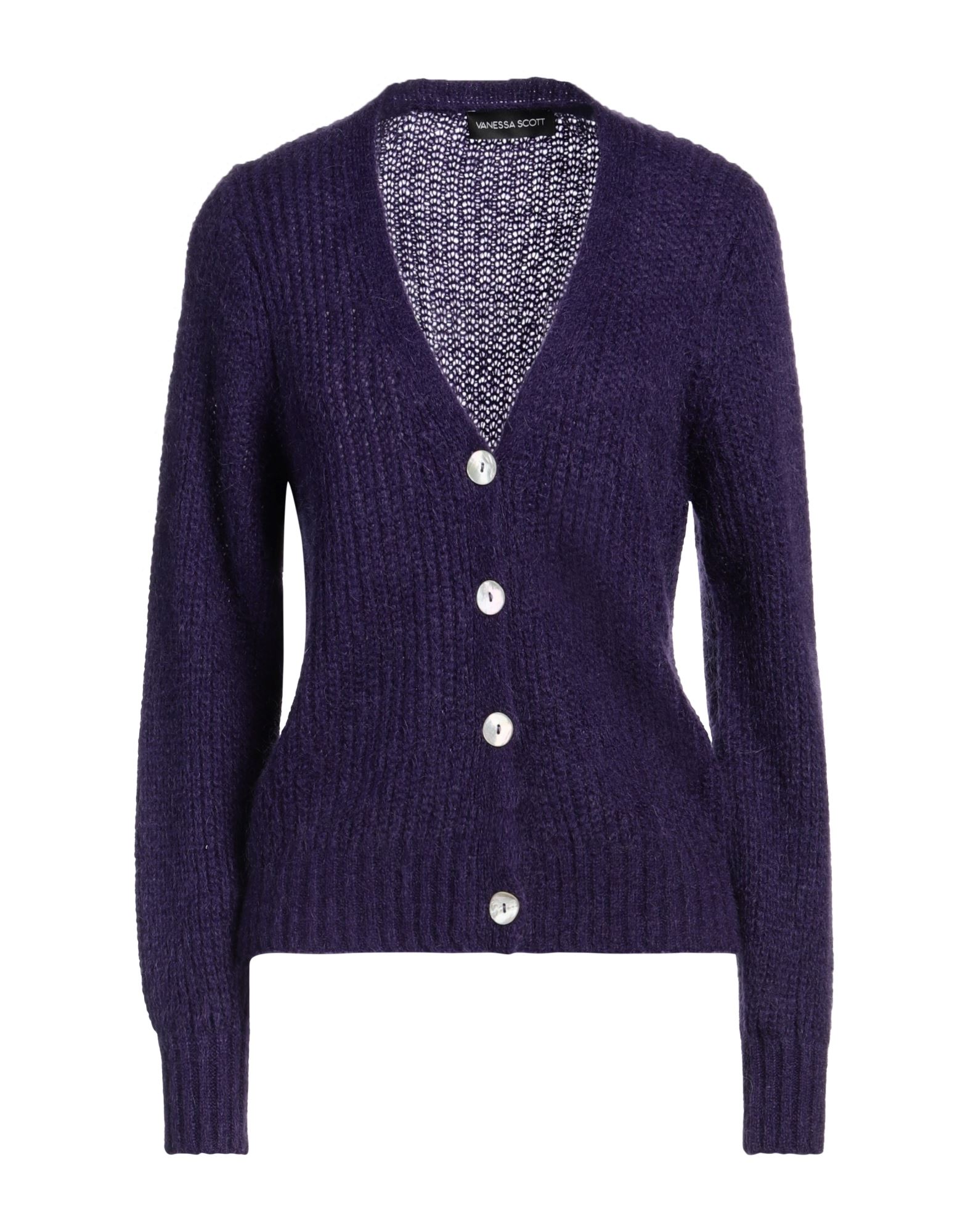 VANESSA SCOTT Strickjacke Damen Violett von VANESSA SCOTT