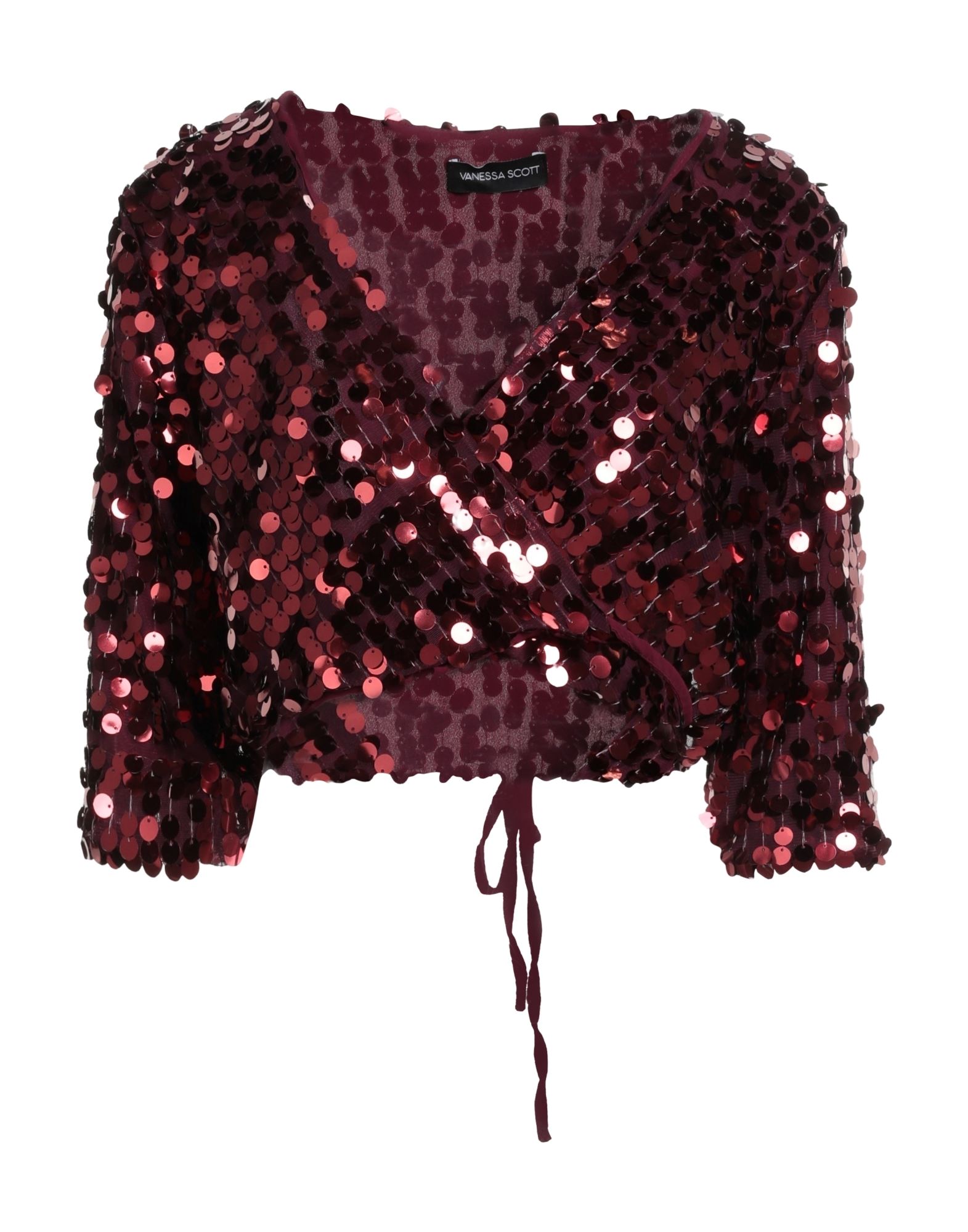 VANESSA SCOTT Wickelpullover Damen Pflaume VANESSA SCOTT Wickelpullover Damen Pflaume von VANESSA SCOTT