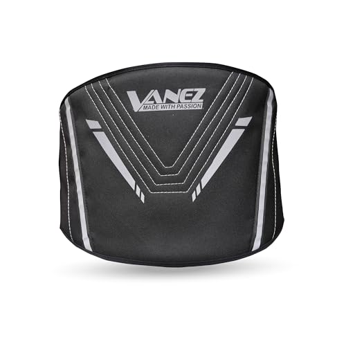 VANEZ Nierengurt/Nierenwärmer Damen & Herren, schwarz, Größe M kompatibel für Motorrad, Roller, Moped, Quad, Mofa, Outdoor, Universal Rückenprotektor von VANEZ