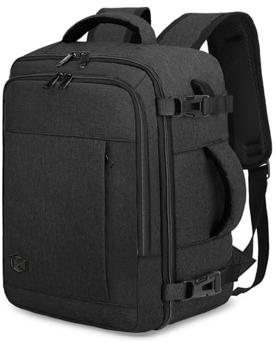 VANKEV für Easyjet Handgepäck 45x36x20 Laptop Rucksack Reiserucksack Handgepäck Tasche Rucksack 15.6 Zoll Laptop Backpack für Herren Damen Dunkelgrau von VANKEV