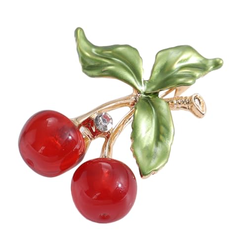 VANZACK -brosche Emaille-handwerkskunst Und Strasssteinen Süße Obst-anstecknadel Für Kleidung Und Taschen Stilvolles Accessoire Für Rucksäcke von VANZACK