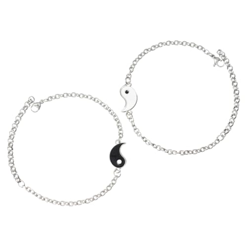 VANZACK 1 Paar Paare Schmuck Für Silber Armbänder Yin-yang-armband Zusammenpassendes Paar Armreifen Schlüssel Zierlich Bettelarmband Pärchen Armband Armreif Damen Armbinde Rostfreier Stahl VANZACK 1 Paar Paare Schmuck Für Silber Armbänder Yin-yang-armband Zusammenpassendes Paar Armreifen Schlüssel Zierlich Bettelarmband Pärchen Armband Armreif Damen Armbinde Rostfreier Stahl von VANZACK