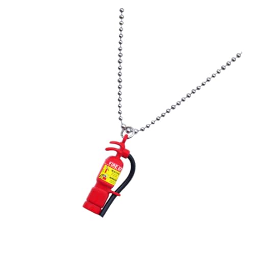 VANZACK 1 Stück Schickes Feuerwehrlöscher Anhänger Halskette für Damen Trendige Pulloverkette für Partys und Besondere Anlässe Langlebigem und Gefertigt von VANZACK